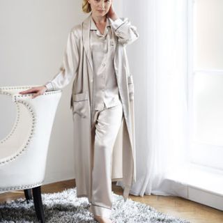 100% silk dressing gown by gingerlily ltd