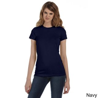 Bella Bella Womens Crew Neck Cotton T shirt Navy Size XXL (18)
