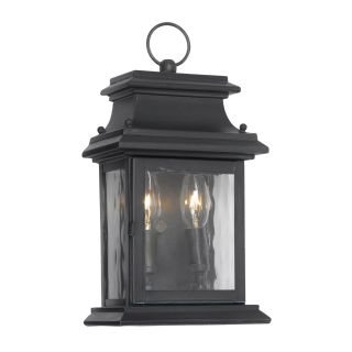 Provincial Charcoal Finish Transitional 2 light Outdoor Lantern