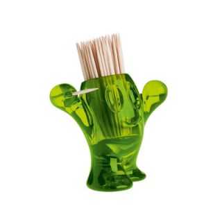 Koziol PicNix Toothpick Holder 30145 Color Transparent Olive Green