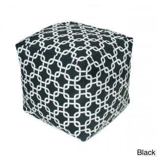 Link Pattern 17 inch Indoor/ Outdoor Bean Bag Cube