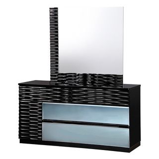 Global Furniture Usa Manhattan Black Dresser Black Size 4 drawer