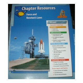 GLencoe Fast File Chapter Resources Force and Newton's Laws. (Paperback) Glencoe McGraw Hill 9780078671548 Books