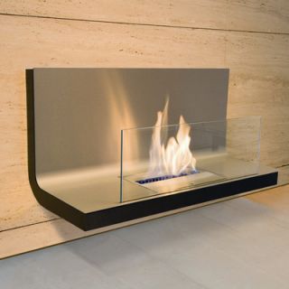 Radius Design Wall Flame Bio Ethanol Fireplace 1*536 Finish Matte / Black Body