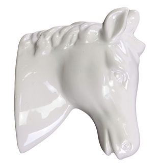 White Ceramic Horse Head