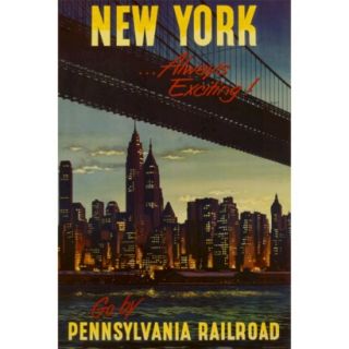 Art   New York by Pennsylvania Railroad