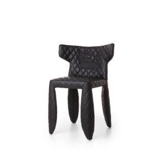 Moooi Monster Leather Side Chair MOSMC B Finish Face
