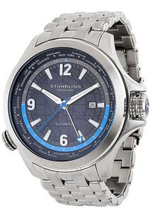 Stuhrling Original 285.331151  Watches,Mens Now Voyager Black Dial Stainless Steel, Casual Stuhrling Original Automatic Watches