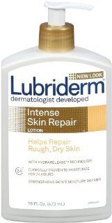 Lubriderm Intense Skin Repair Body Lotion, 16 Ounce Pump Bottles (Pack of 2)  Beauty