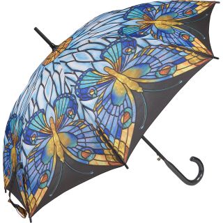 Galleria Tiffany Butterfly Auto Stick Umbrella