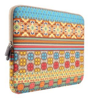 PLEMO Bohemian Style Canvas Fabric 12 12.5 Inch Netbook / Laptop / Notebook Computer Sleeve Case Bag Cover, Sunlight Garden Computers & Accessories