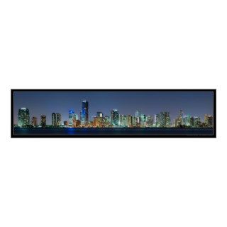 Miami Skyline Panorama Poster