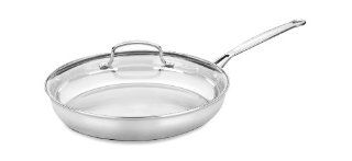 Cuisinart 722 30G Chef's Classic 12 Inch Skillet with Glass Cover Kitchen & Dining