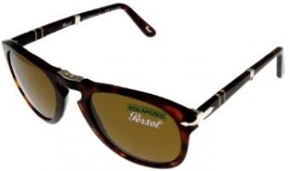Persol Sunglasses Unisex Foldable Havana Polarized PPO 714 24/57 Sports & Outdoors