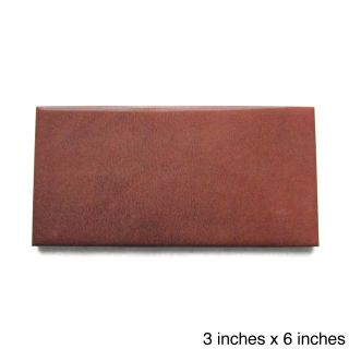 Red Leather Texture Modern Ceramic Wall Tiles (pack Of 20) (samples Available)