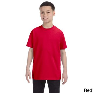 Gildan Gildan Youth Heavy Cotton T shirt Red Size L (14 16)