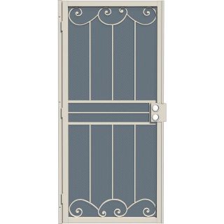 Gatehouse Sonoma Almond Steel Security Door (Common 32 in x 80 in; Actual 35 in x 81 in)