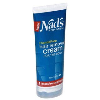Nad's HandsFree Hair Removal Cream for Men/Body, 6.8 fl oz (200 ml) (Pack of 2)  Beauty