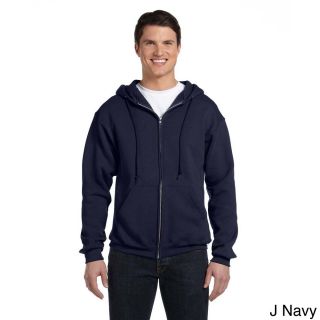 Russell Athletic Russell Mens Dri power Fleece Full zip Hooded Jacket Navy Size XXL