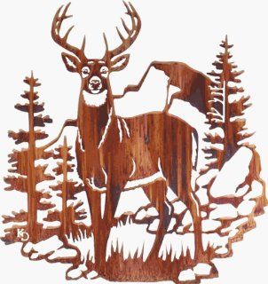 Shop 18" Edge of Silence (Deer) Wall Art at the  Home Dcor Store. Find the latest styles with the lowest prices from Laser Wall Art & Home Dcor
