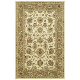Hand tufted Anabelle Ivory Wool Rug (5 X 79)