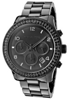 Michael Kors MK5360  Watches,Womens Chronograph Black Swarovski Crystal Black Dial Black Ceramic, Chronograph Michael Kors Quartz Watches
