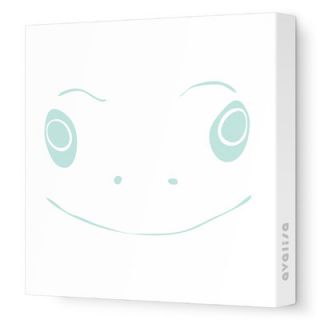 Avalisa Animal Face   Frog Stretched Wall Art Frog Face