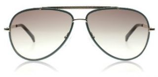 Lacoste L152S 718 Green and Gold 152 Aviator Sunglasses Lens Category 2 Lacoste Clothing