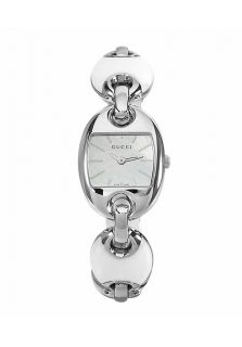 Gucci YA121515  Watches,Womens Marina Chain Silver Dial White Ceramic Bracelet, Casual Gucci Quartz Watches