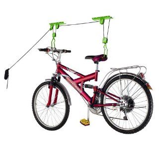 Bike Lane Bicycle Garage Storage Lift Bike Hoist 100LB Capacity Heavy Duty Sports & Outdoors