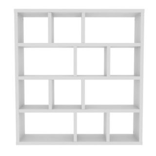 Tema Berlin 4 Level 63 Shelf Bookcase 9500.31 Finish Pure White