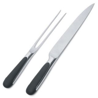 Alessi Stefano Giovannoni 2 Piece Carving Knife and Fork Set SG500S2 B