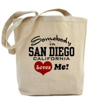 Somebody In San Diego Loves Me Tote bag Tote Bag by  Clothing