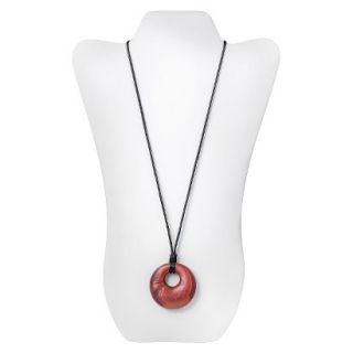 Nixi by Bumkins Gemma Silicone Pendant Teething Necklace   Ruby