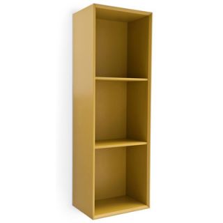 Calligaris Inside 47.25 Wall Bookcase CS/6039 53_P Finish Matte Mustard Yellow