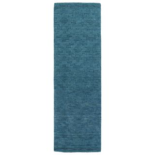 Trends Turquoise Phoenix Wool Rug (26 X 8 Runner)