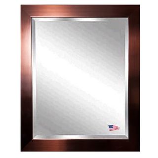 American Made Rayne Beveled Copper Wall Mirror