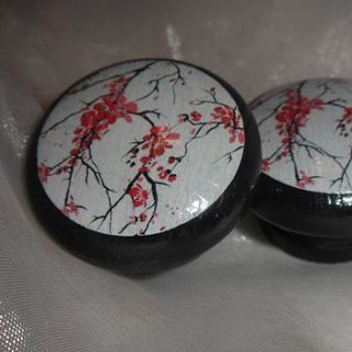cherry blossom mortice door or drawer knob by surface candy