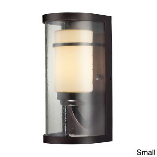 Caldwell Oiled Bronze 1 light Outdoor Sconce