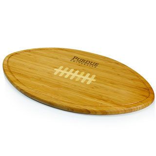 Picnic Time Kickoff Purdue University Boilermakers Engraved Natural Wood Cutting Board
