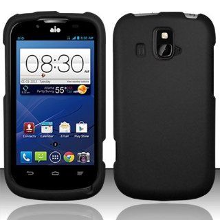Black Matte Hard Plastic Snap on Case Cover for ZTE Z995 Overture Cell Phones & Accessories