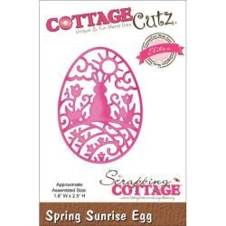 Cottagecutz Elites Die 1.8 X2.5   Spring Sunrise Egg