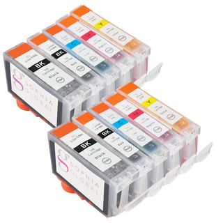 Sophia Global Compatible Ink Cartridge Replacement For Canon Bci 3e And Bci 6 (10 Pack)
