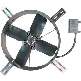 TPI Gable Exhaust Fan — 1300 CFM, Model# GV-405-2B  Gable Mount Fans