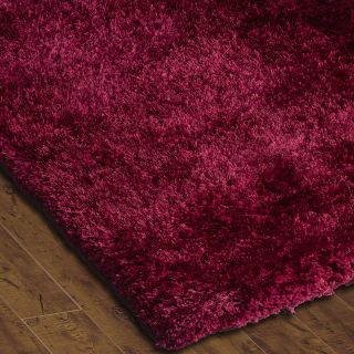 Sands Soft Shag Ruby Red Area Rug (8 X 10)