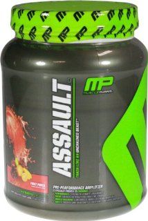 Muscle Pharm Assault Pre Workout System, Fruit Punch, 1.59 Pound Health & Personal Care