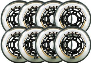 LABEDA LAZER Rollerblade Inline Skate Wheels 72mm 82a  Inline Skate Replacement Wheels  Sports & Outdoors