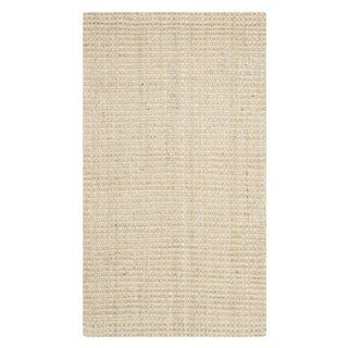 Shop Safavieh NF730A Natural Fibers Collection Jute Area Rug, 6 Feet by 9 Feet, Ivory at the  Home Dcor Store