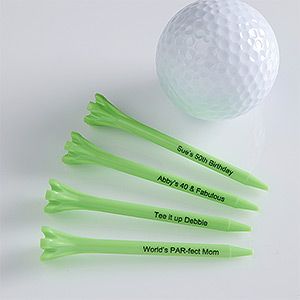 Custom Printed Golf Tees   Green