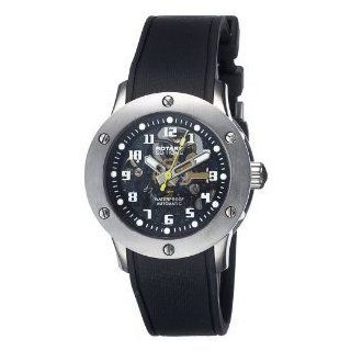 Rotary Editions Men's 500B Automatic Analogue Rubber Strap Casual Watch Watches